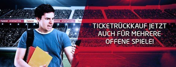 tipico ticket cash out mehrere spiele