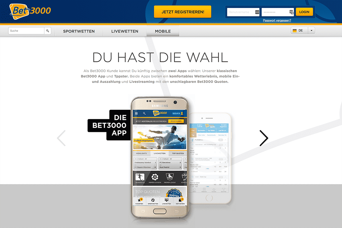 bet3000 mobile
