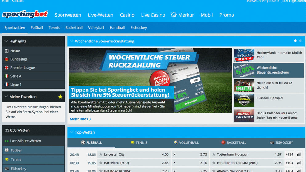 Sportingbet App für iPhone und Android im Test