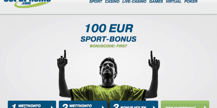 Bet at Home Bonus Bet at Home Bonus