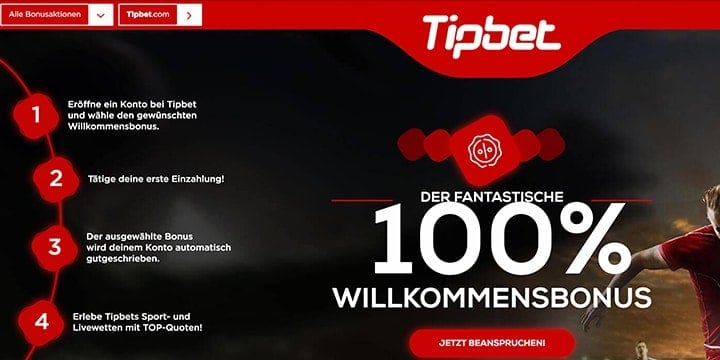 tipbet bonus juli 2018