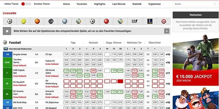 Tipbet Live Wetten Tipbet Live Wetten