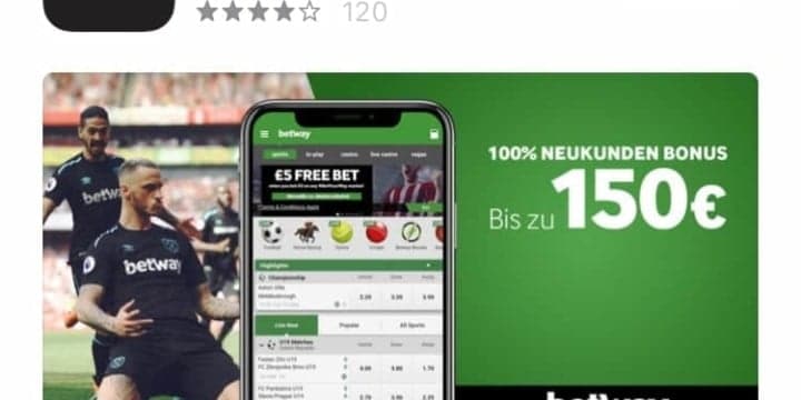 Sportwetten Apps Betway