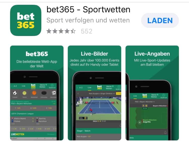 So gut ist die Sportwetten App von bet365