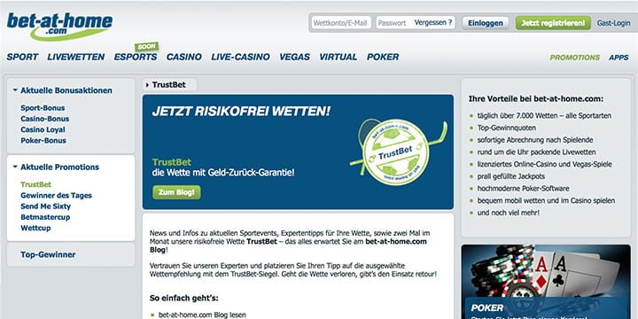 Bet at Home Trustbet Bet at Home Trustbet