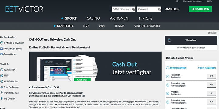 Betvictor Cash-out Wetten Betvictor Cash-out Wetten