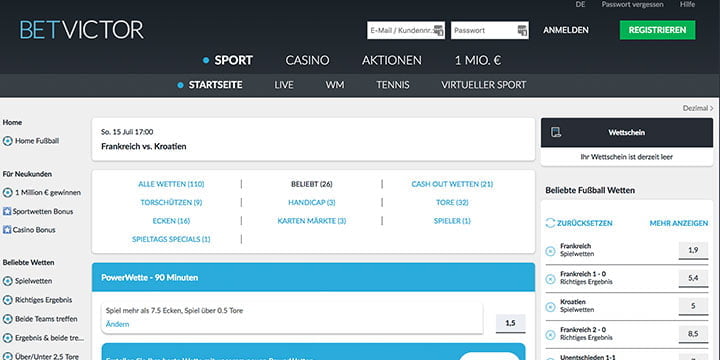 Betvictor Sonderwetten Betvictor Sonderwetten