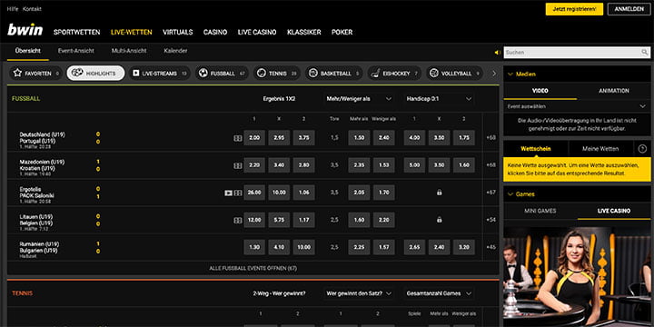 Bwin Live Wetten Bwin Live Wetten