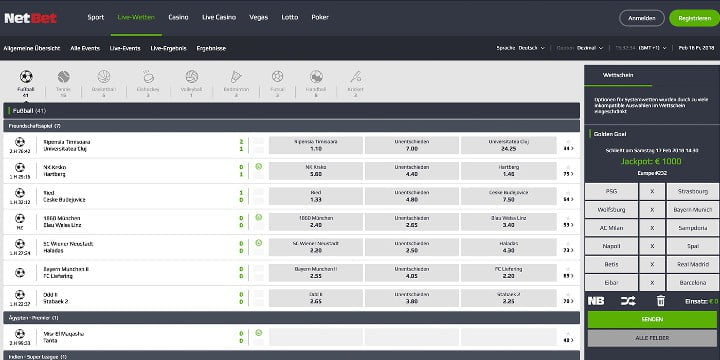 NetBet Fußball Wetten NetBet Fußball Wetten