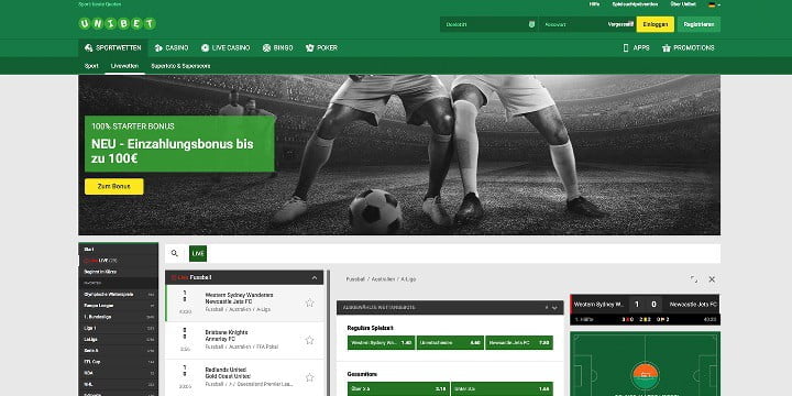 Unibet Livewetten Unibet Livewetten