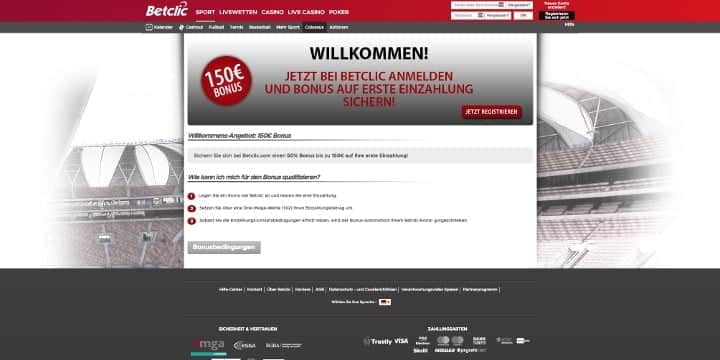 willkommensbonus betclic