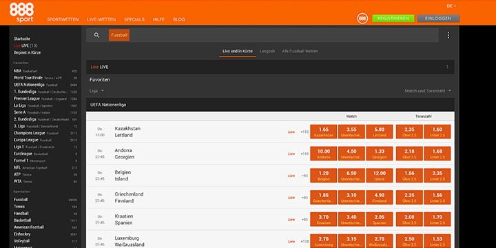 888Sport Fussball Wetten 888Sport Fussball Wetten