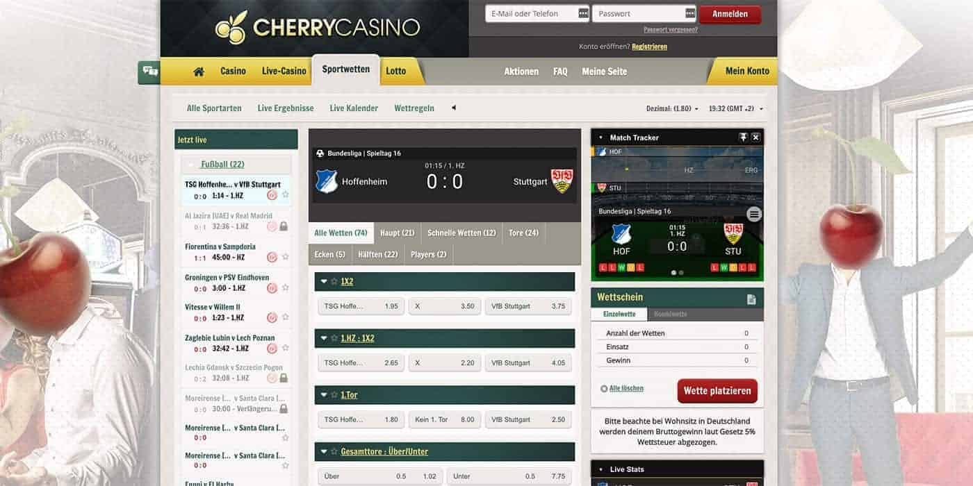 Cherry Sports Live Wetten Cherry Sports Live Wetten