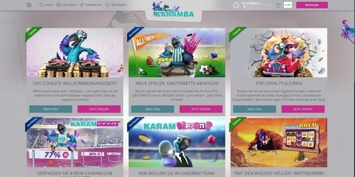 Karamba Sportwetten Aktionen Karamba Sportwetten Aktionen
