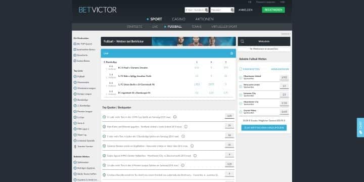 fussball betvictor fussball betvictor