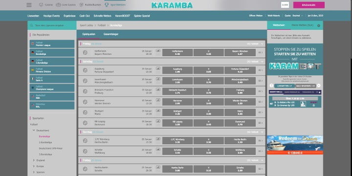 fussballwetten karamba