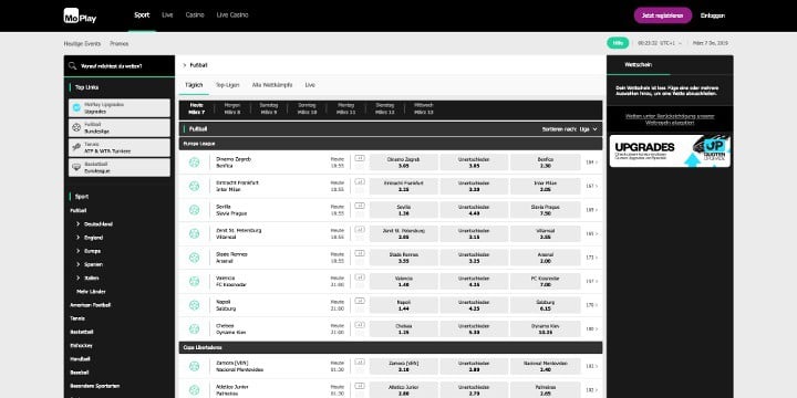 MoPlay Fußballwetten MoPlay Fußballwetten