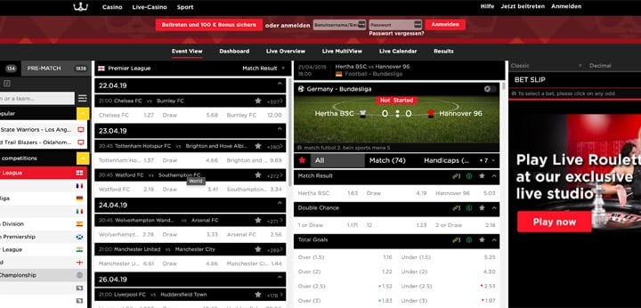 Royal Panda Sportwetten