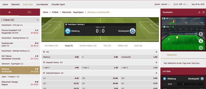 Cherry Casino Sportwetten Live Wetten