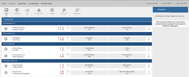Sunmaker Live Wetten