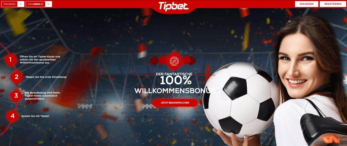 Tipbet Sportwetten Bonus