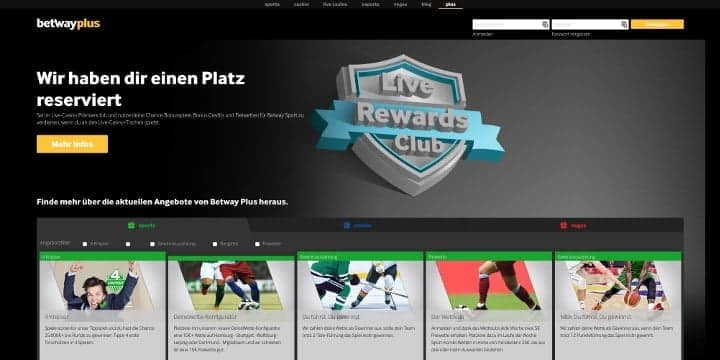 Betway Aktionen