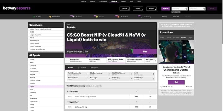 eSports Wetten
