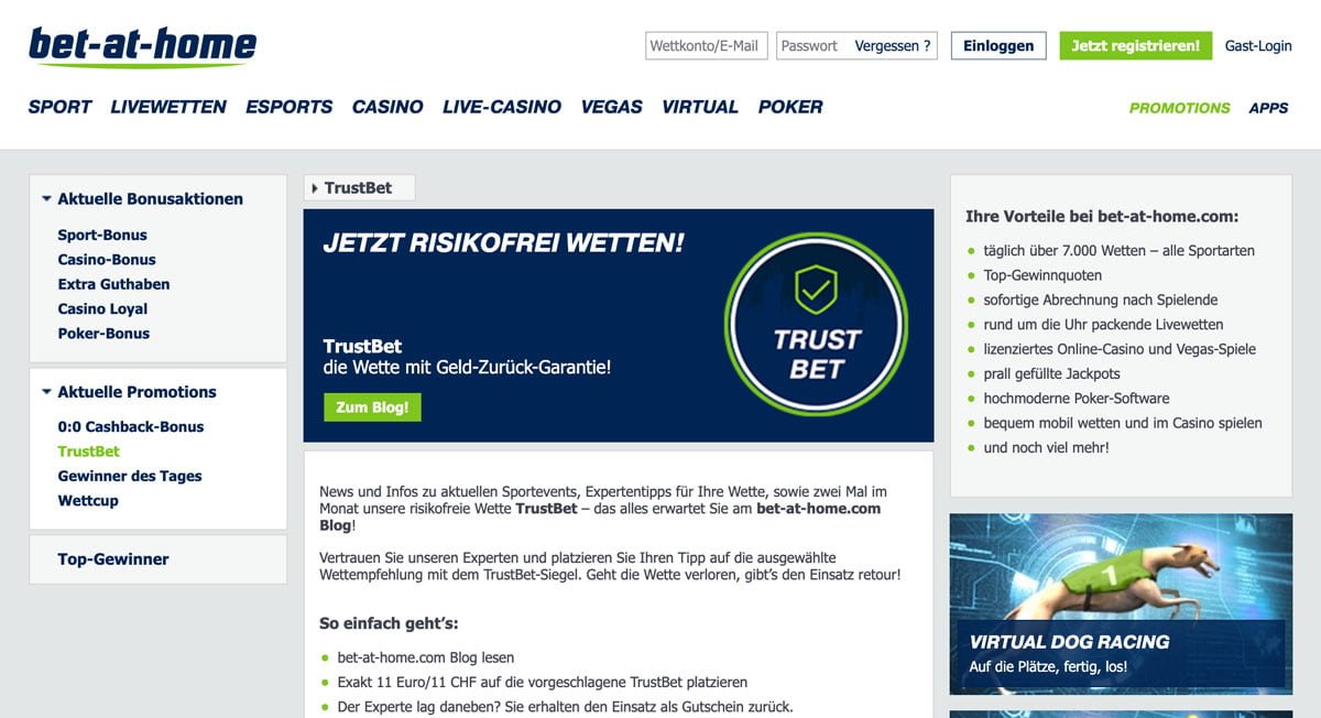 Bet at Home Trustbet