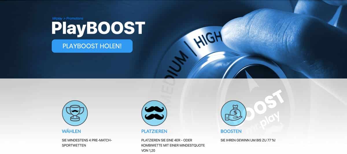 Mr Play Quoten Boost