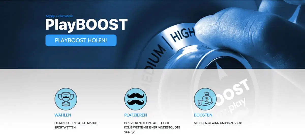 Mr Play Quoten Boost