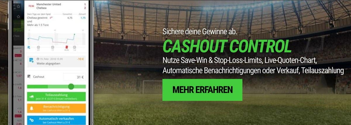 beste Wettanbieter für Cashout-Wetten