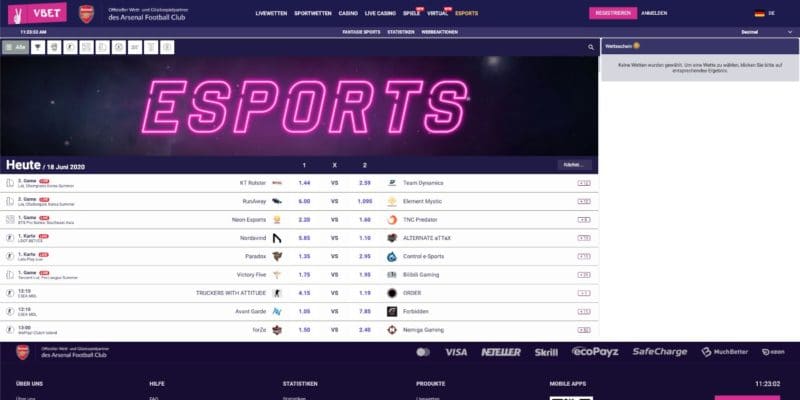 Vbet eSports