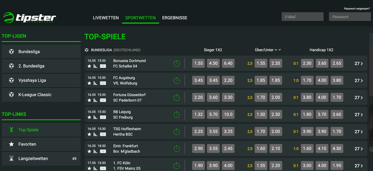 Tipster Sportwetten