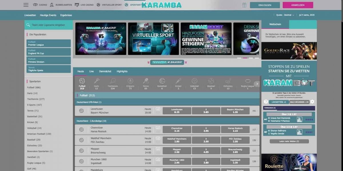 Karamba Sportwetten