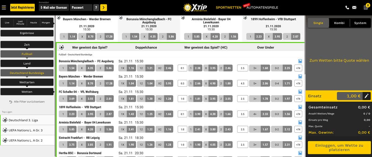 Merkur Sports Bundesliga Wetten