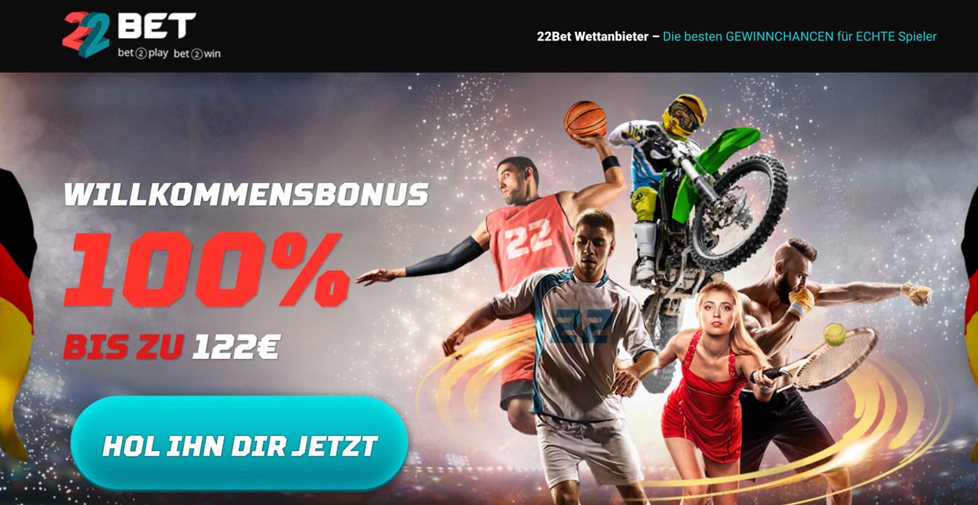 22Bet Bonus 22Bet Sportwetten Bonus