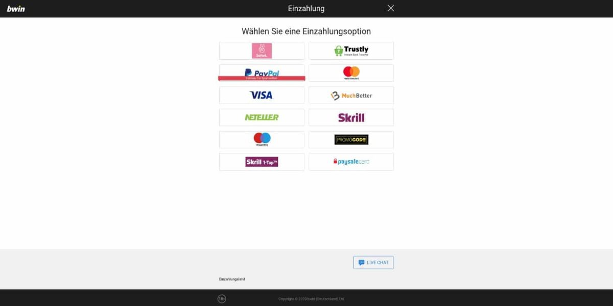Bwin Zahlungen