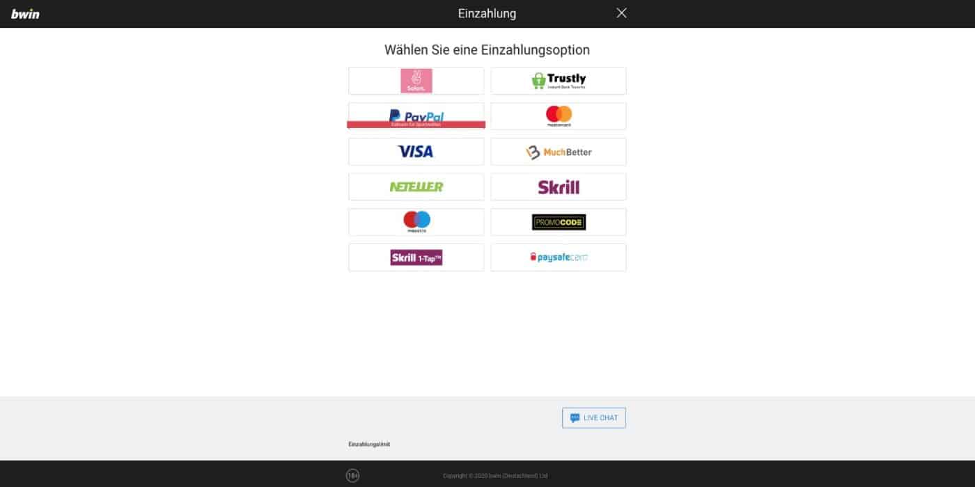 Bwin Zahlungen