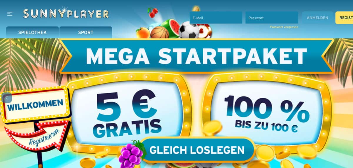 Sunnyplayer Sportwetten Bonus