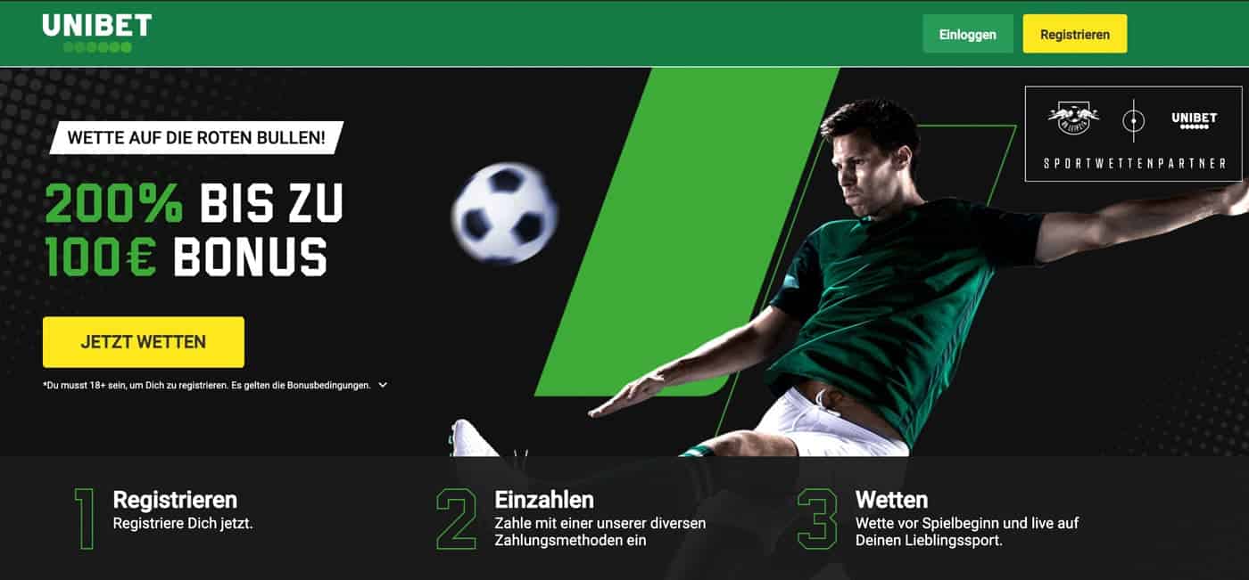 Unibet Sportwetten Bonus