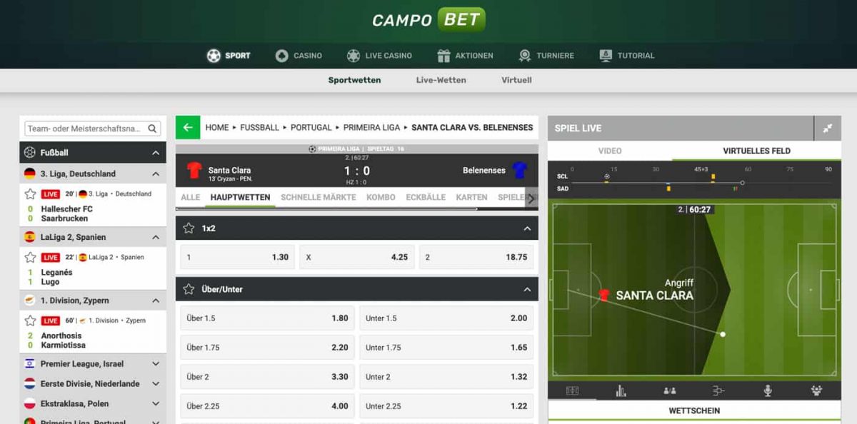 Campobet Live Wetten