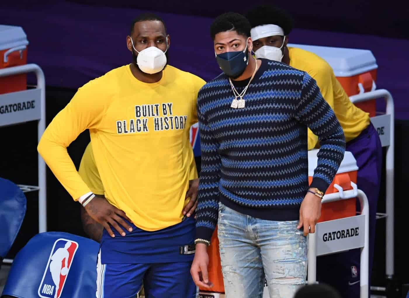 Anthony Davis und LeBron James
