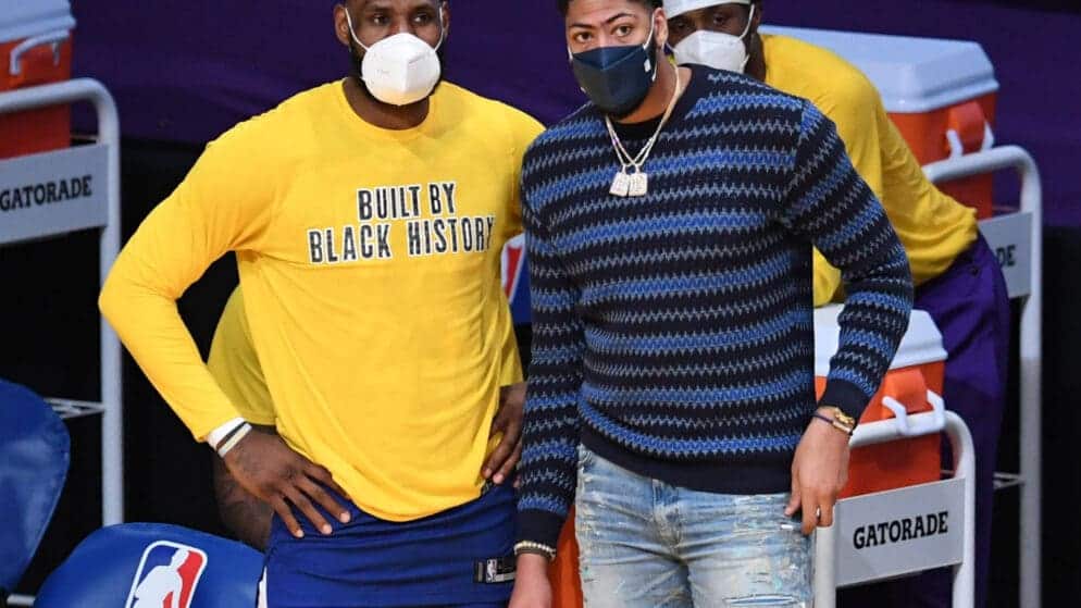 Los Angeles Lakers: Anthony Davis drohen bis zu vier Wochen Pause