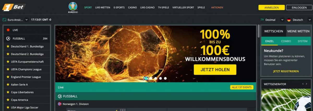 1Bet Bonus