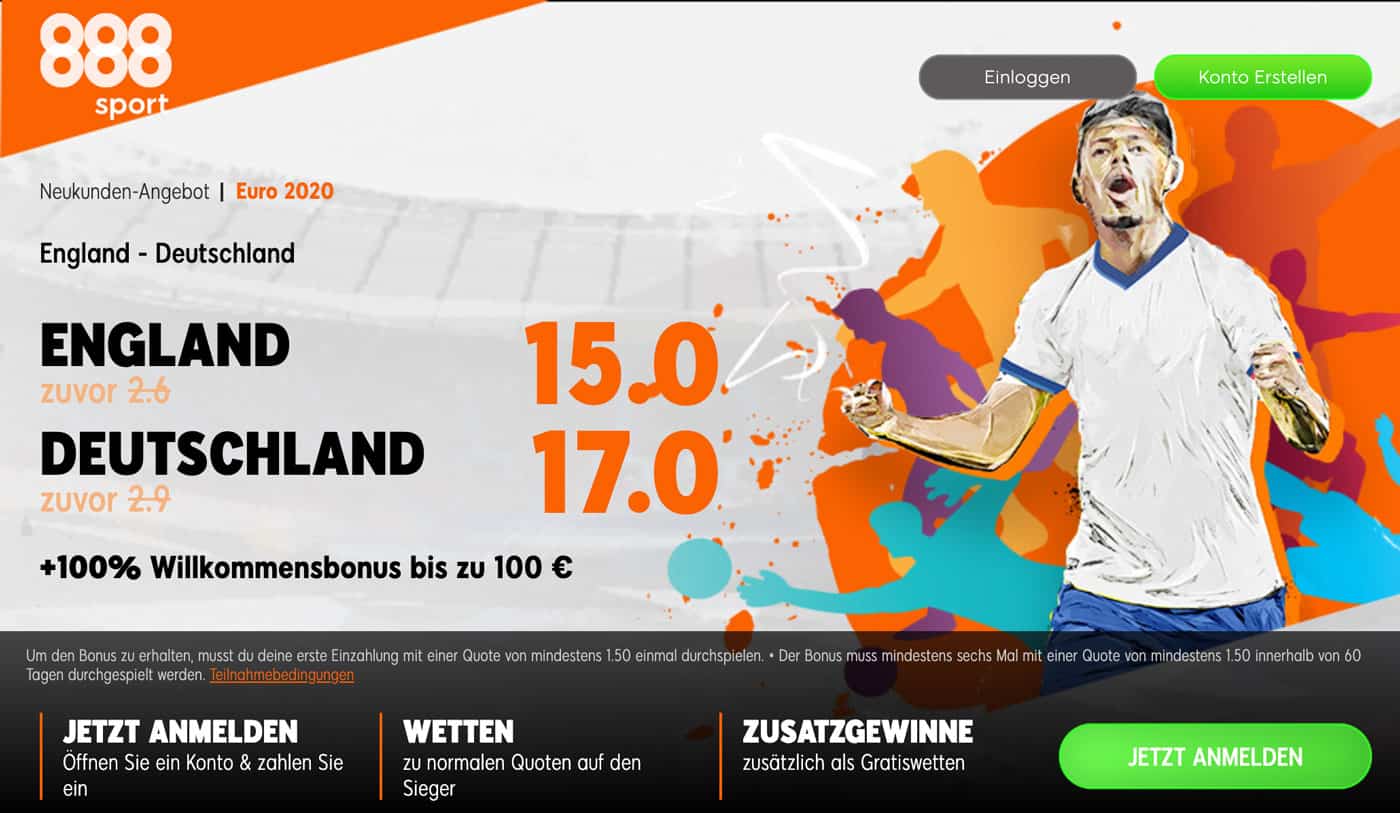 England- Deutschland Wetten