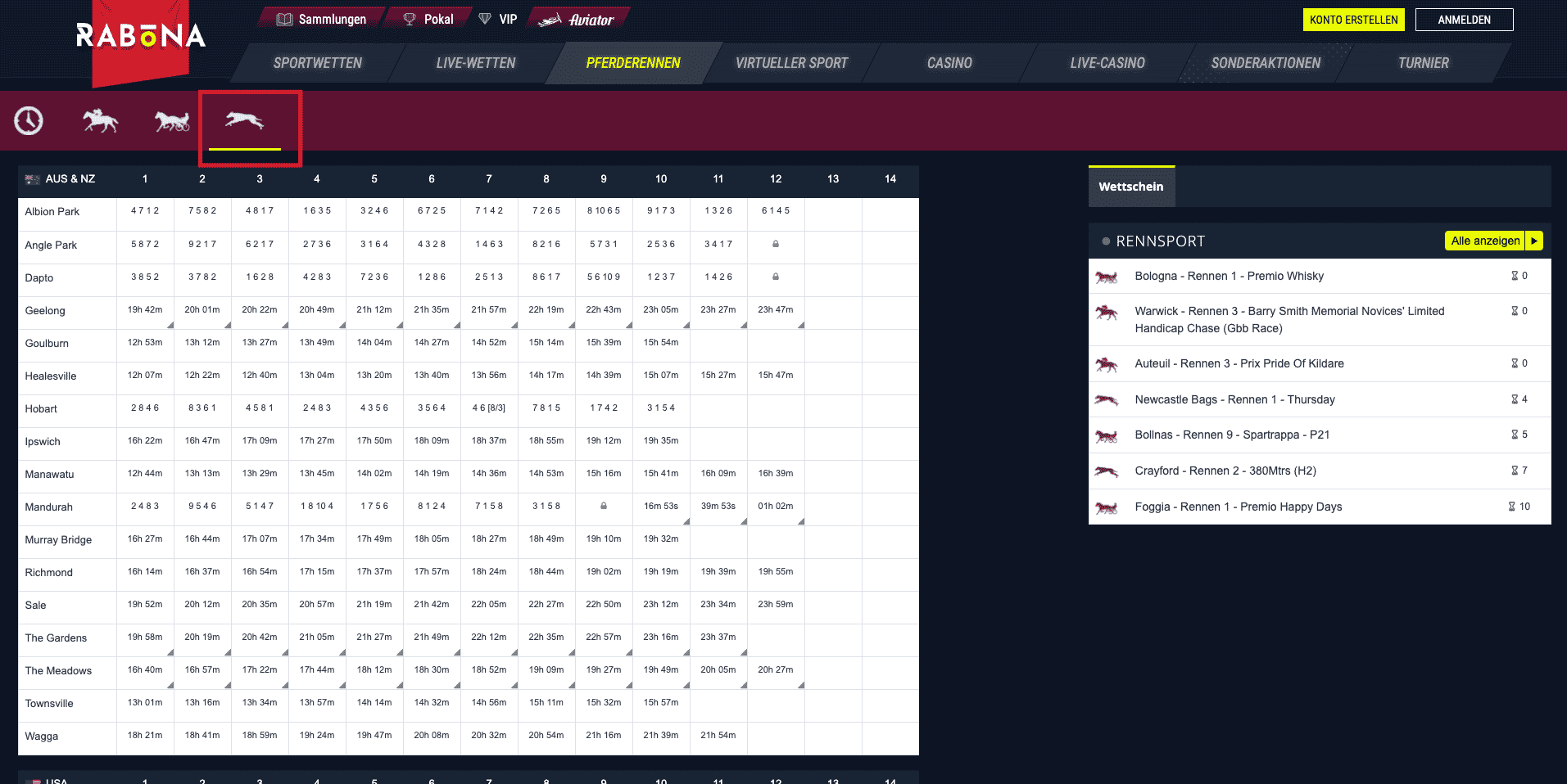 Hunderennen sportwetten rabona