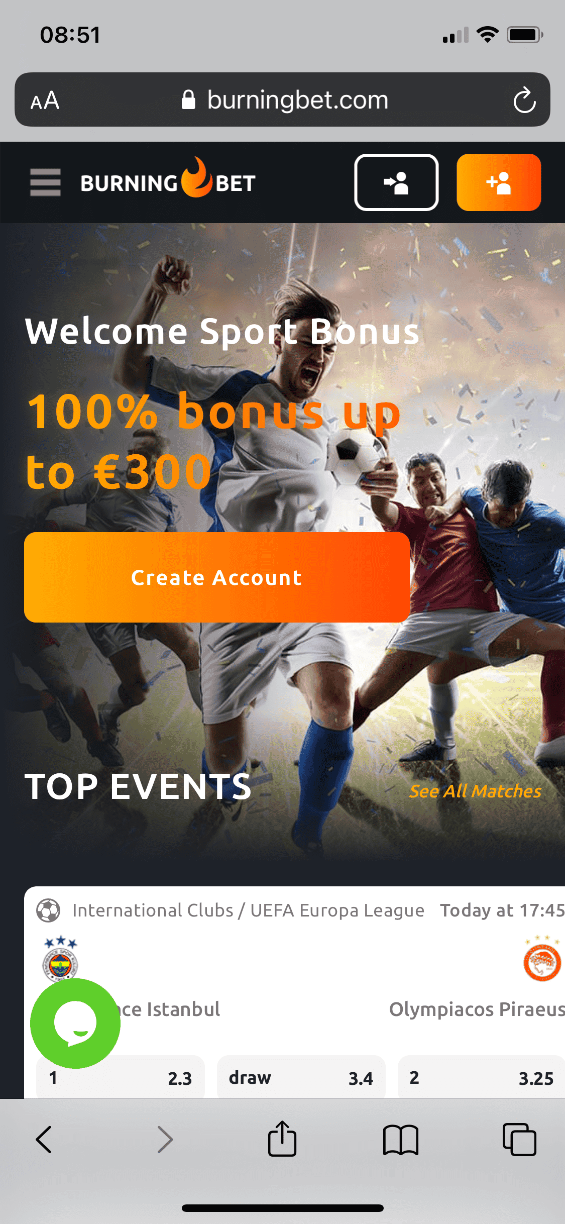 Burningbet App Anmeldug