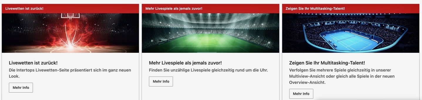 Intertops Livewetten