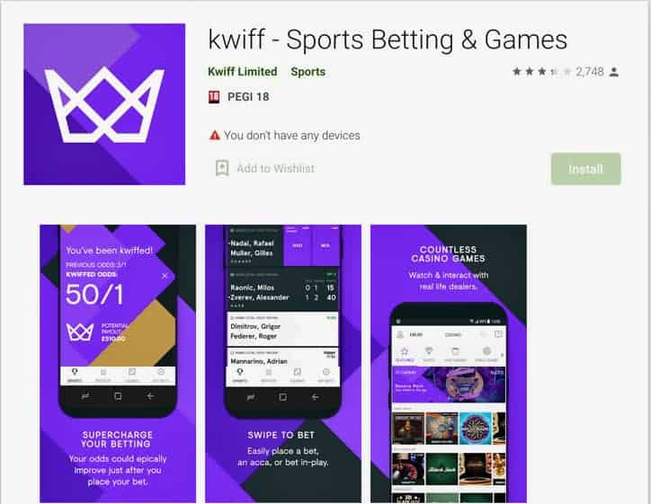 Sportwetten Apps Betkwiff