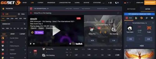 GGbet-Livestream